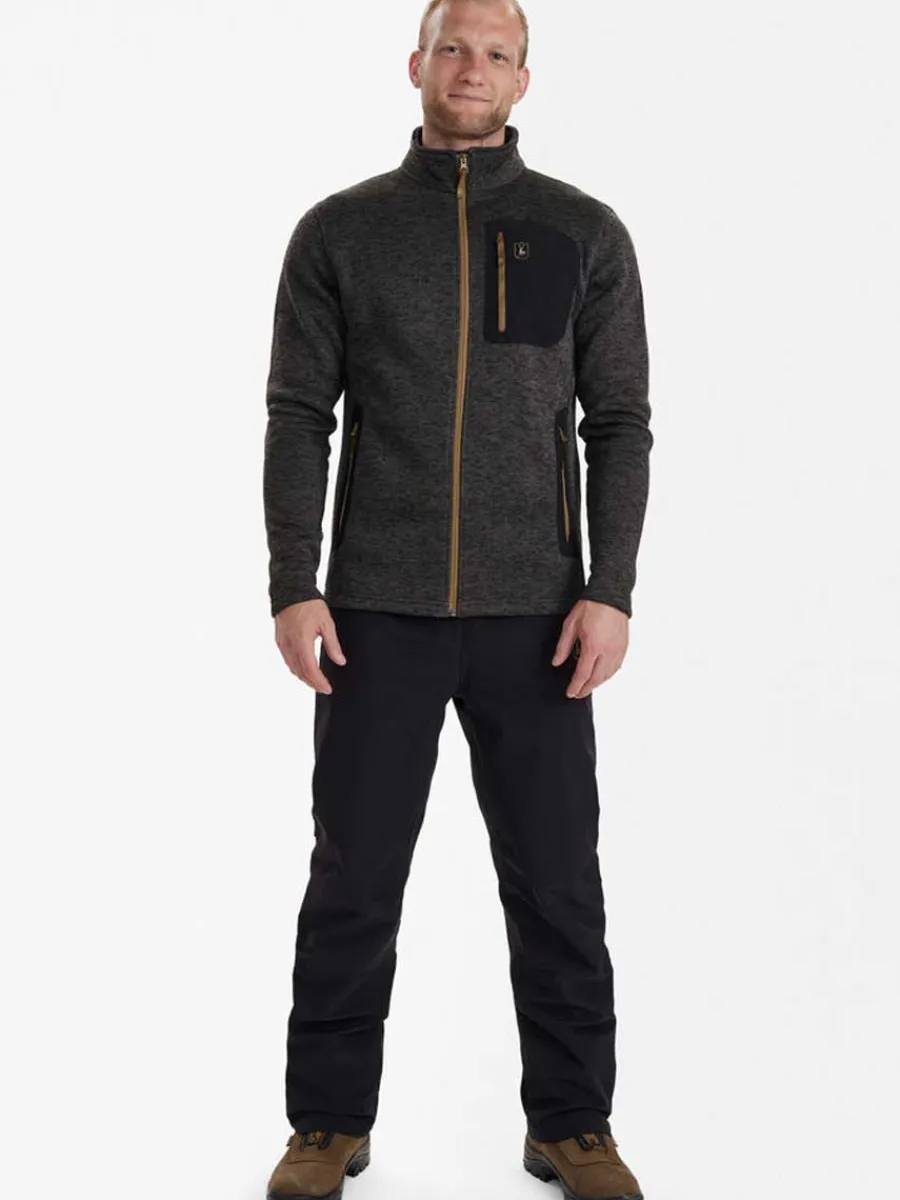deerhunter_sarek_knitted__2-1.webp Deerhunter Sarek Knitted Jacket - Men's - Dark Grey Melange