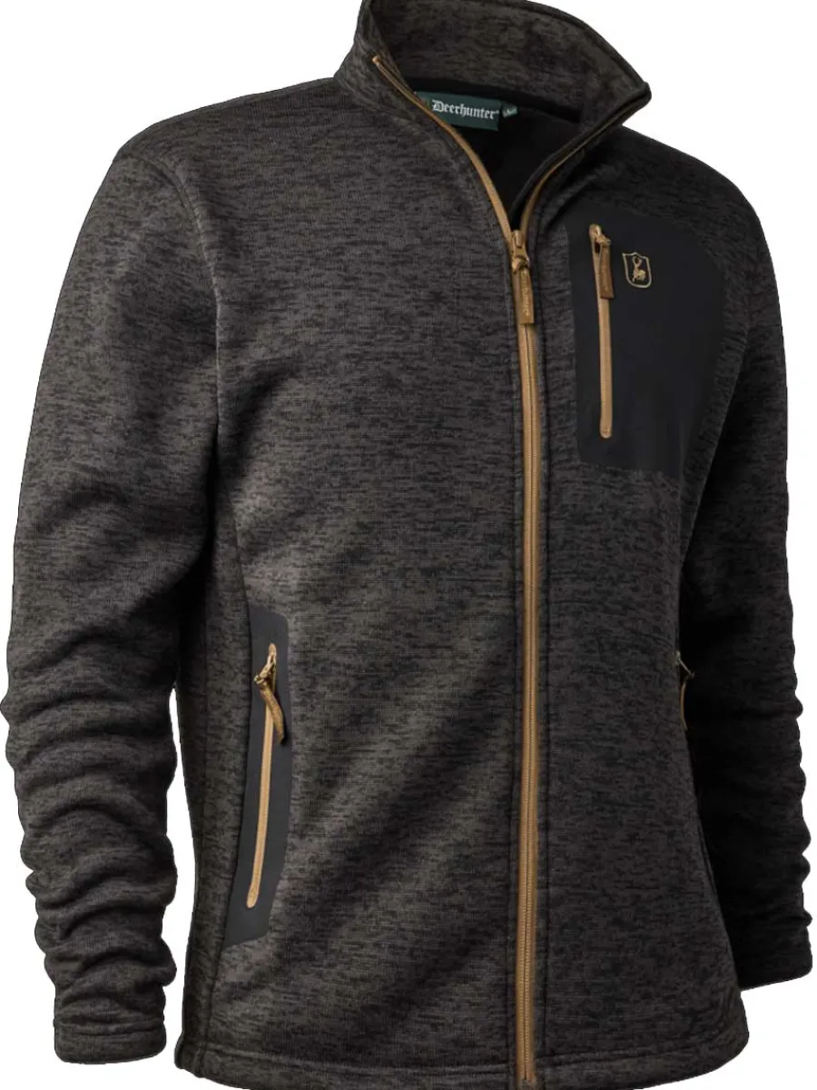 deerhunter_sarek_knitted__3-1.webp Deerhunter Sarek Knitted Jacket - Men's - Dark Grey Melange
