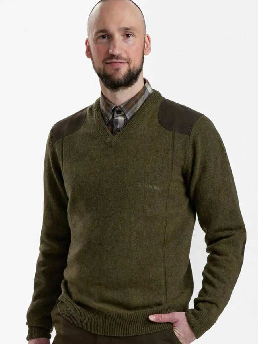 Deerhunter Sheffield Knit V-Neck Jumper - Mens -