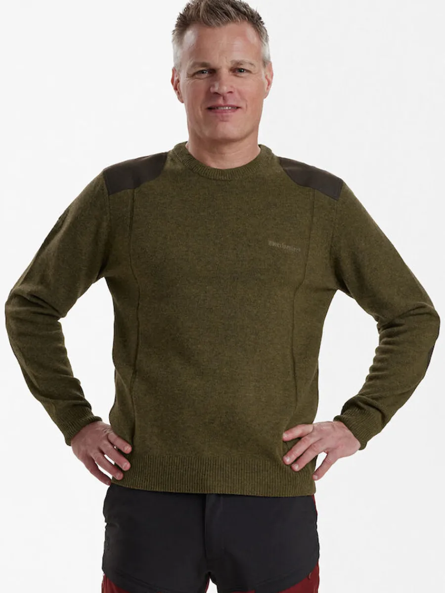Deerhunter Sheffield Knit O-Neck Jumper - Mens -