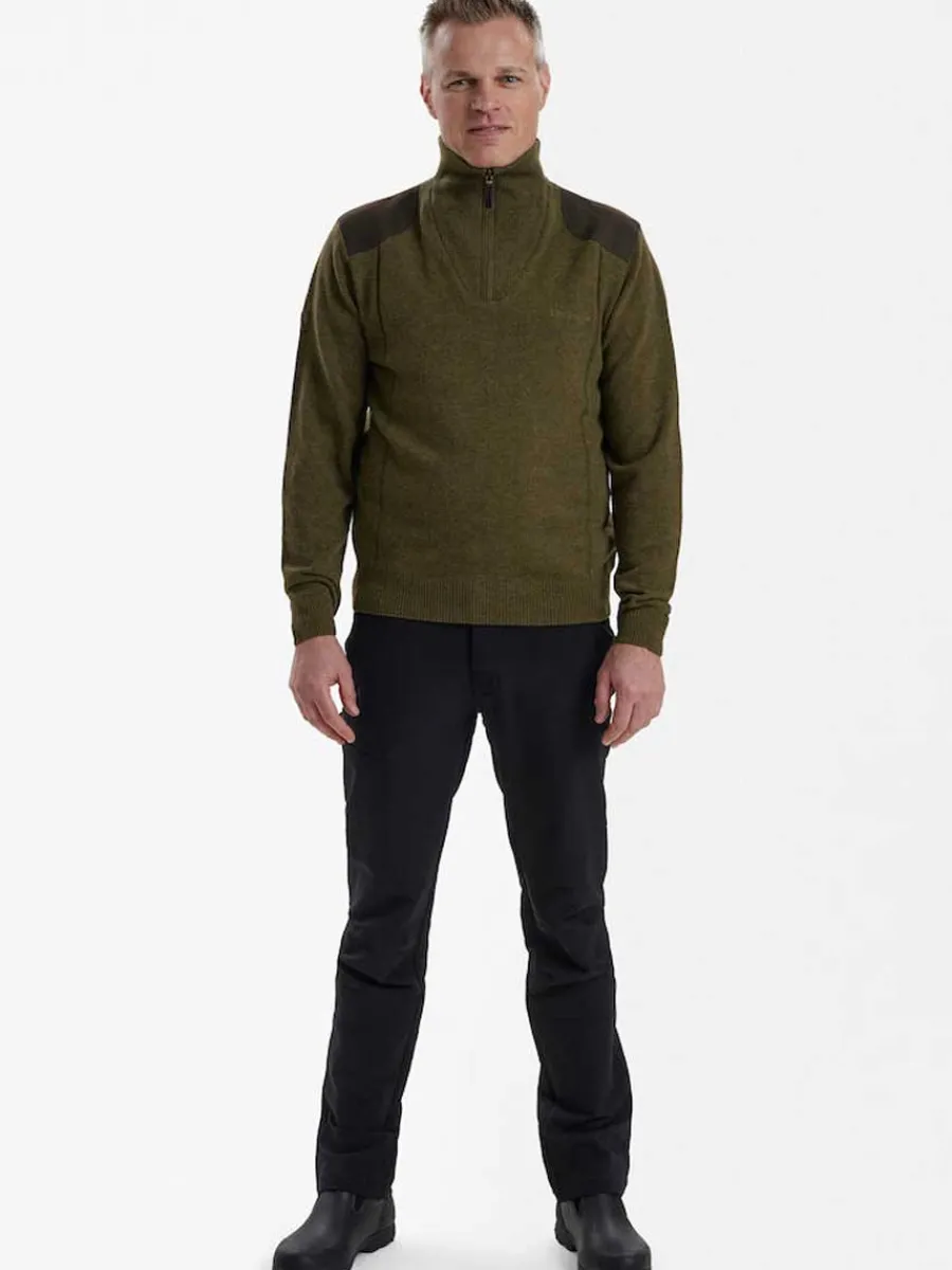deerhunter_sheffield_knit_3.webp Deerhunter Sheffield Knit Zip-Neck Jumper - Mens -