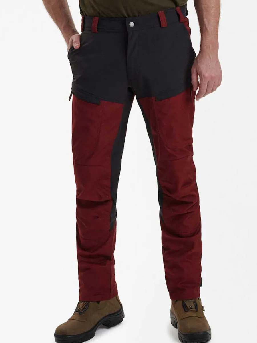 Deerhunter Strike Trousers - Mens - Oxblood Red