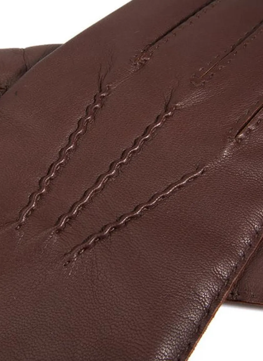 Dents Chelsea Cashmere-Lined Leather Gloves - Mens - English Tan