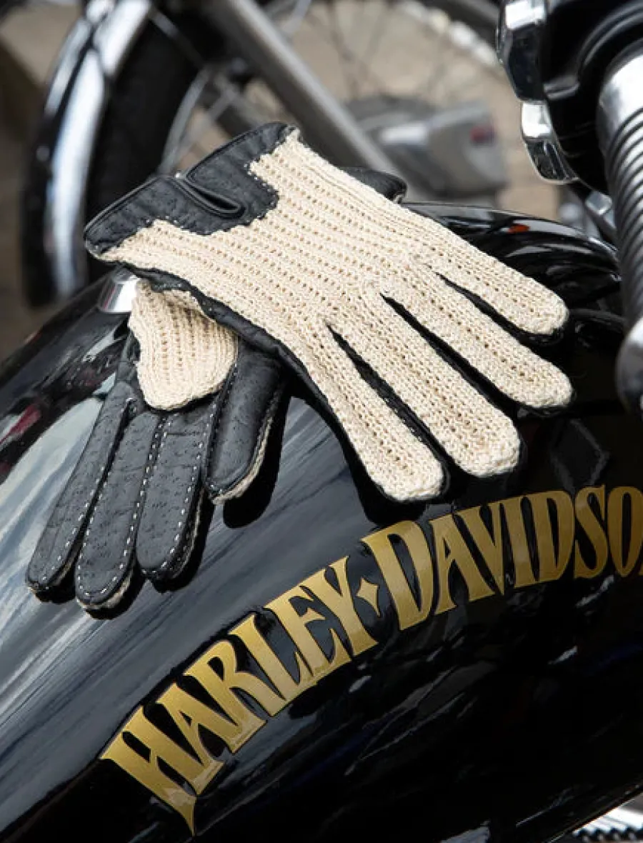 Women Dents Kelly Crochet Back Leather Driving Gloves - Women's - Neutral &