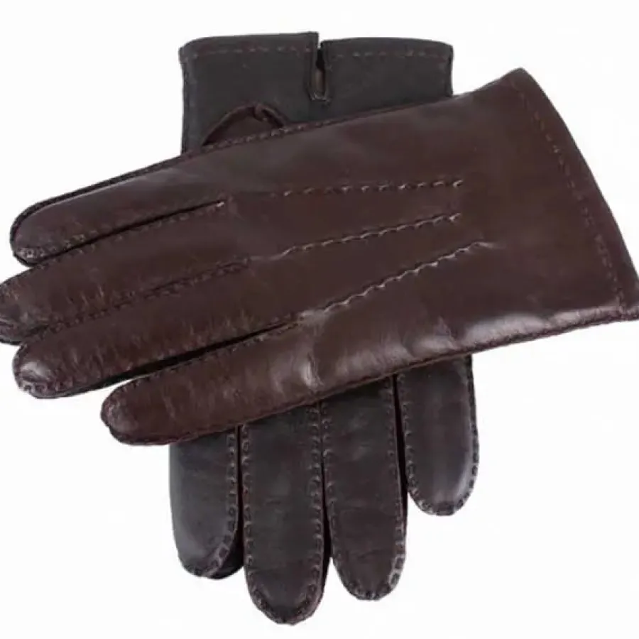 Dents Shaftesbury Touchscreen Cashmere-Lined Leather Gloves - Mens - B