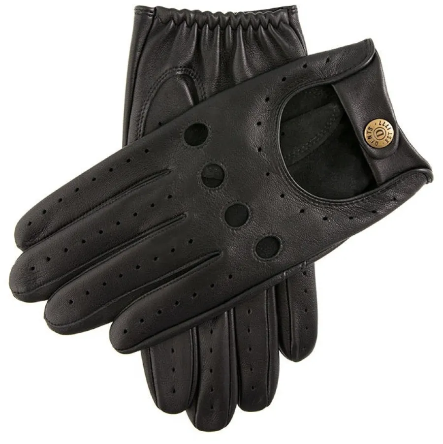 Dents Silverstone Touchscreen Leather Driving Gloves - Mens Unlined -