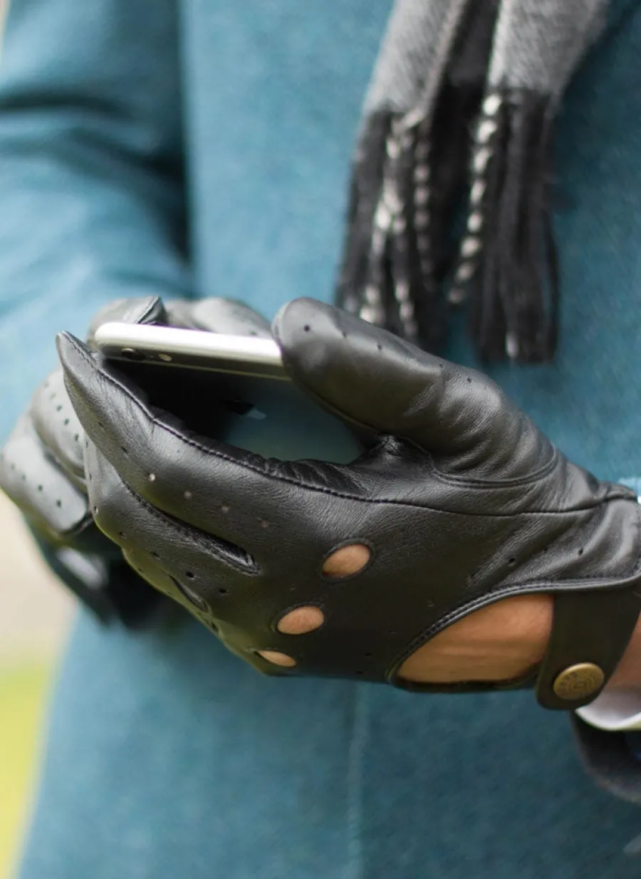dents_silverstone_touchsc_1.webp Dents Silverstone Touchscreen Leather Driving Gloves - Mens Unlined -
