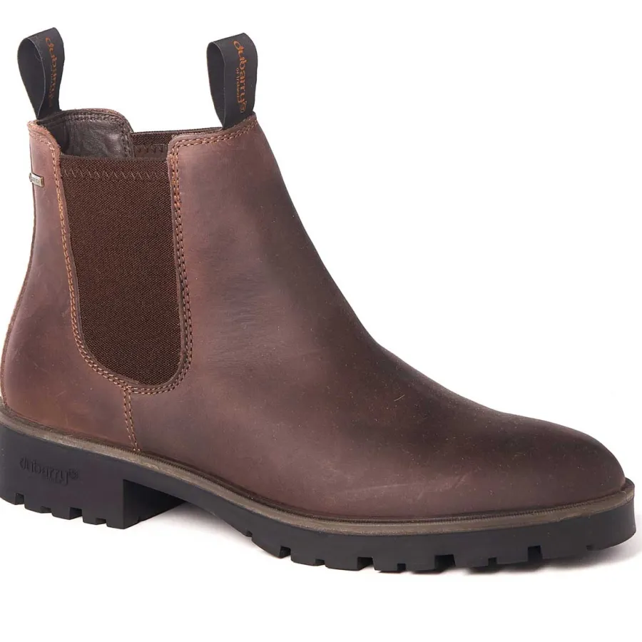 Dubarry Antrim Chelsea Boots - Mens Gore-Tex Leather - Old Rum