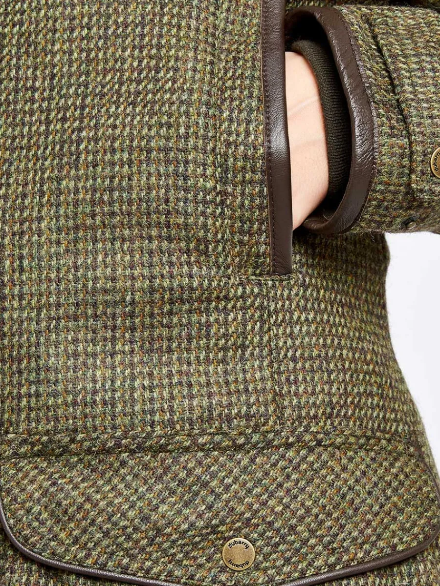 dubarry_ballynahinch_twee_7.webp Women Dubarry Ballynahinch Tweed Shooting Jacket - Women's - Heath