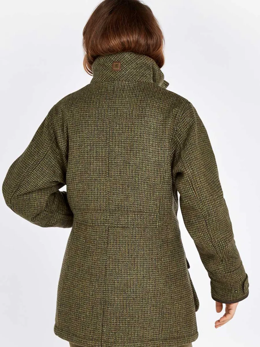 dubarry_ballynahinch_twee_8.webp Women Dubarry Ballynahinch Tweed Shooting Jacket - Women's - Heath