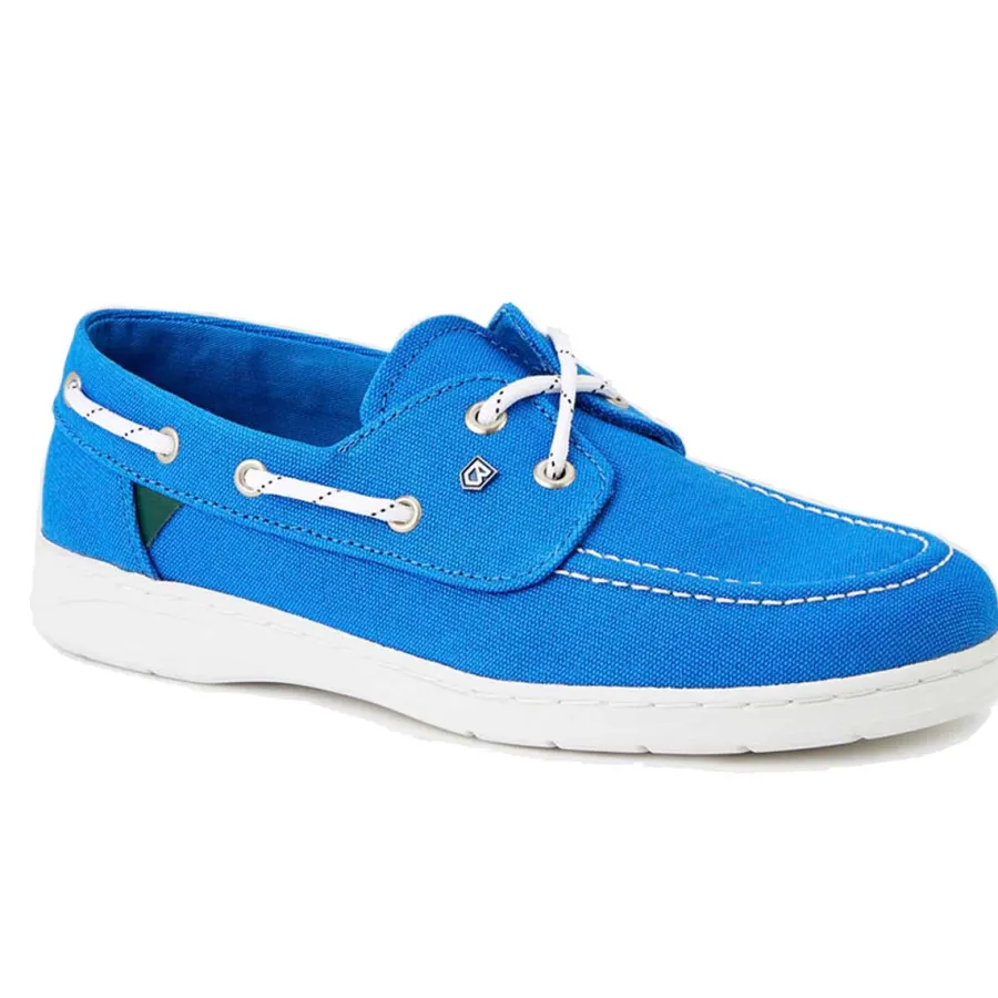 Women Dubarry Biarritz Canvas Deck Shoe - Women's - Blue Mist