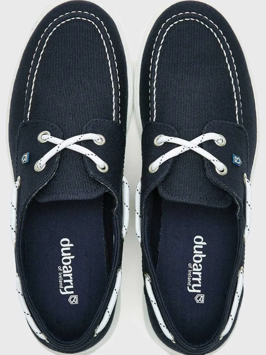 dubarry_biarritz_canvas_d_2-3.webp Women Dubarry Biarritz Canvas Deck Shoe - Women's -