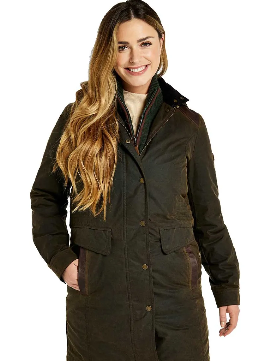 Women Dubarry Blacklion Waxed Cotton Jacket - Women's -