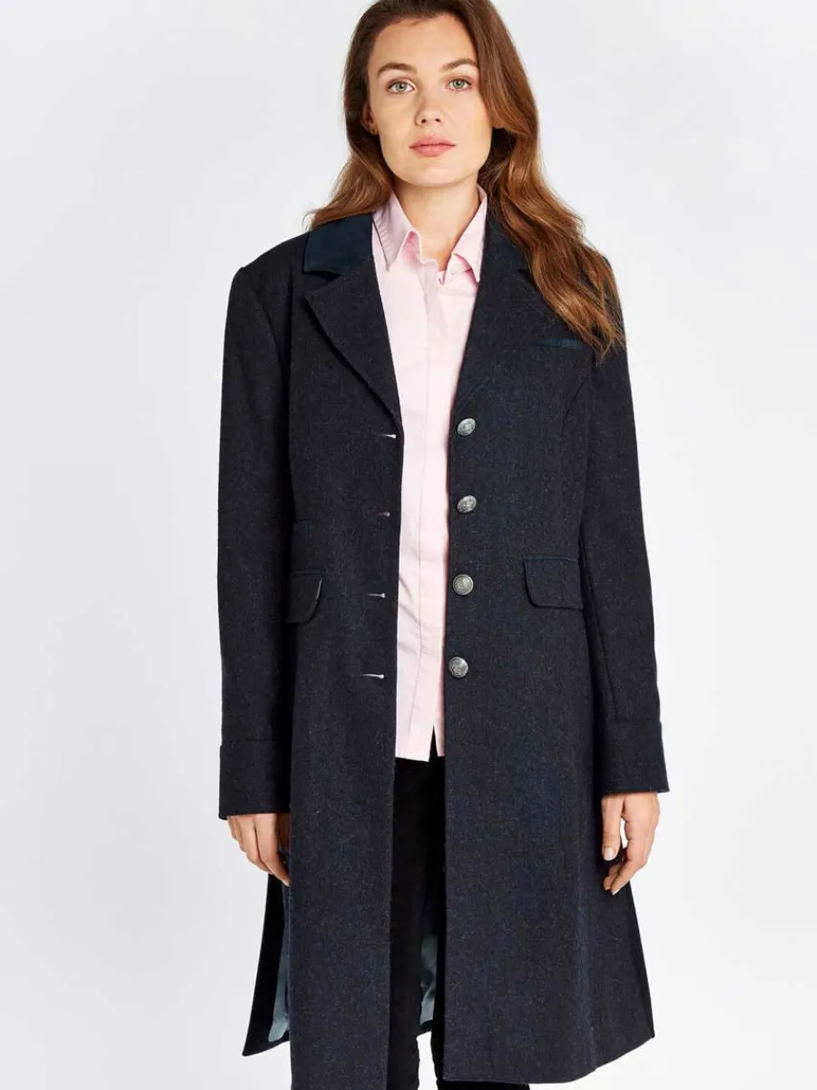 Women Dubarry Blackthorn Tweed Jacket - Women's - Navy