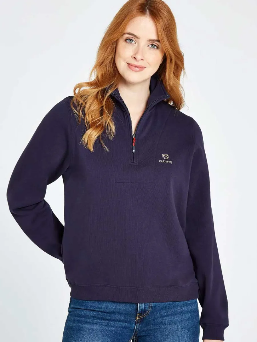 Women Dubarry Castlemartyr 1/4 Zip Neck Sweater - Women's -