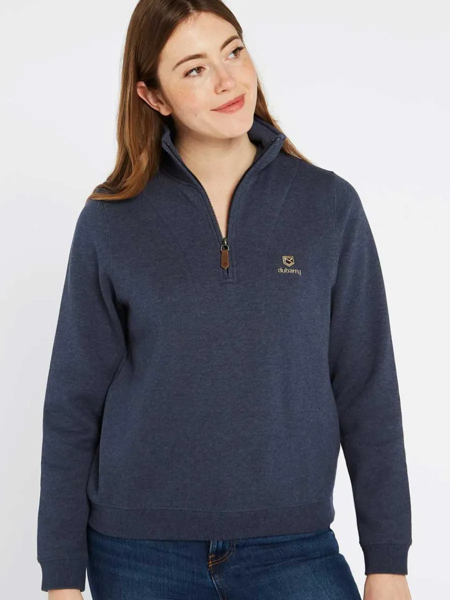 Women Dubarry Castlemartyr 1/4 Zip Neck Sweater - Women's -