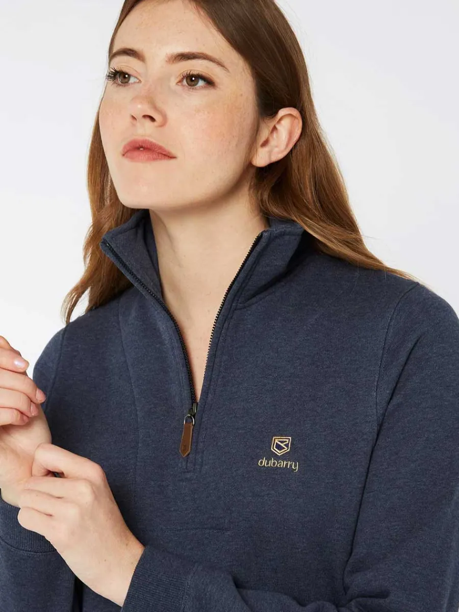 dubarry_castlemartyr__zip_1-3.webp Women Dubarry Castlemartyr 1/4 Zip Neck Sweater - Women's -