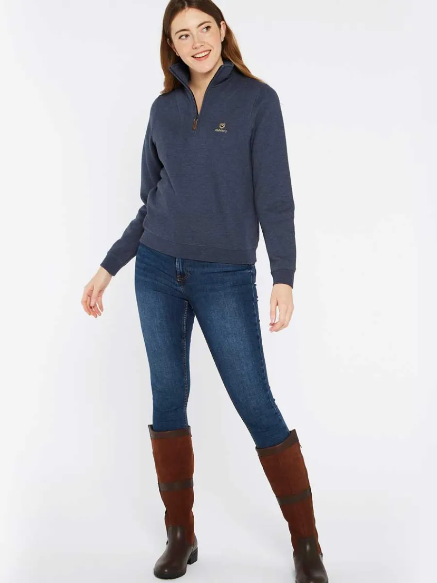 dubarry_castlemartyr__zip_2-3.webp Women Dubarry Castlemartyr 1/4 Zip Neck Sweater - Women's -