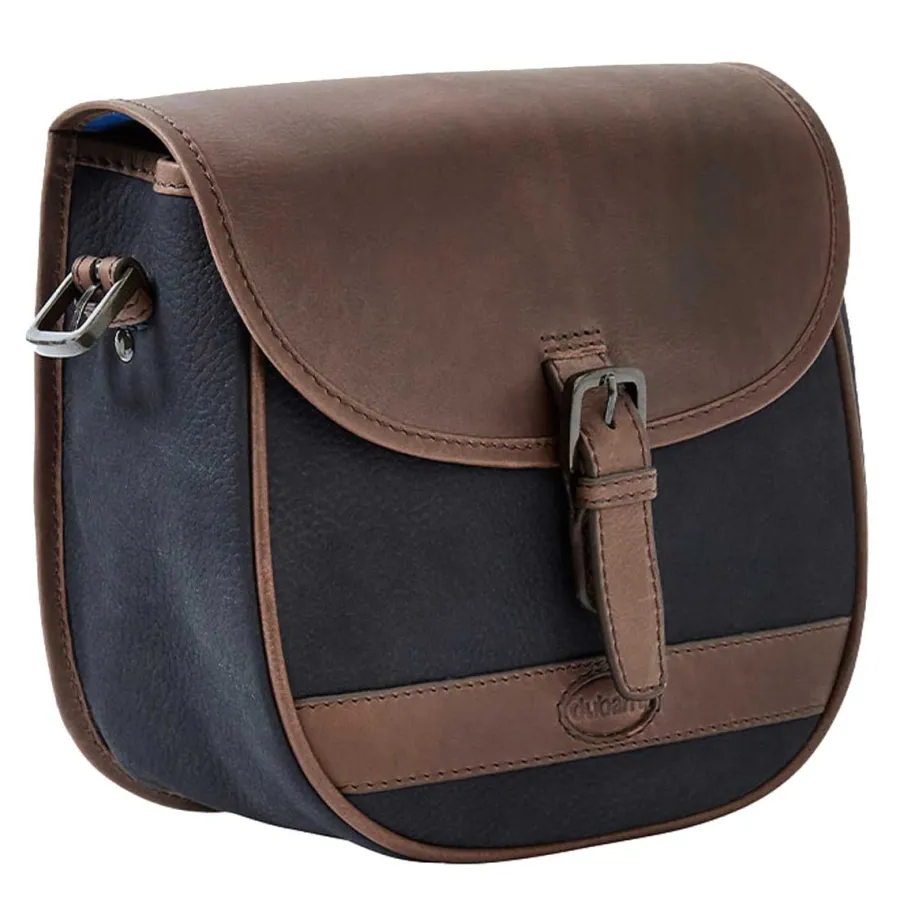 Dubarry Clara Leather Handbag - Womens - Navy & Brown