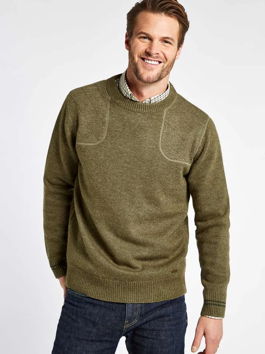 Dubarry Clarinbridge Crew Neck Sweater - Men's - Dusk Green