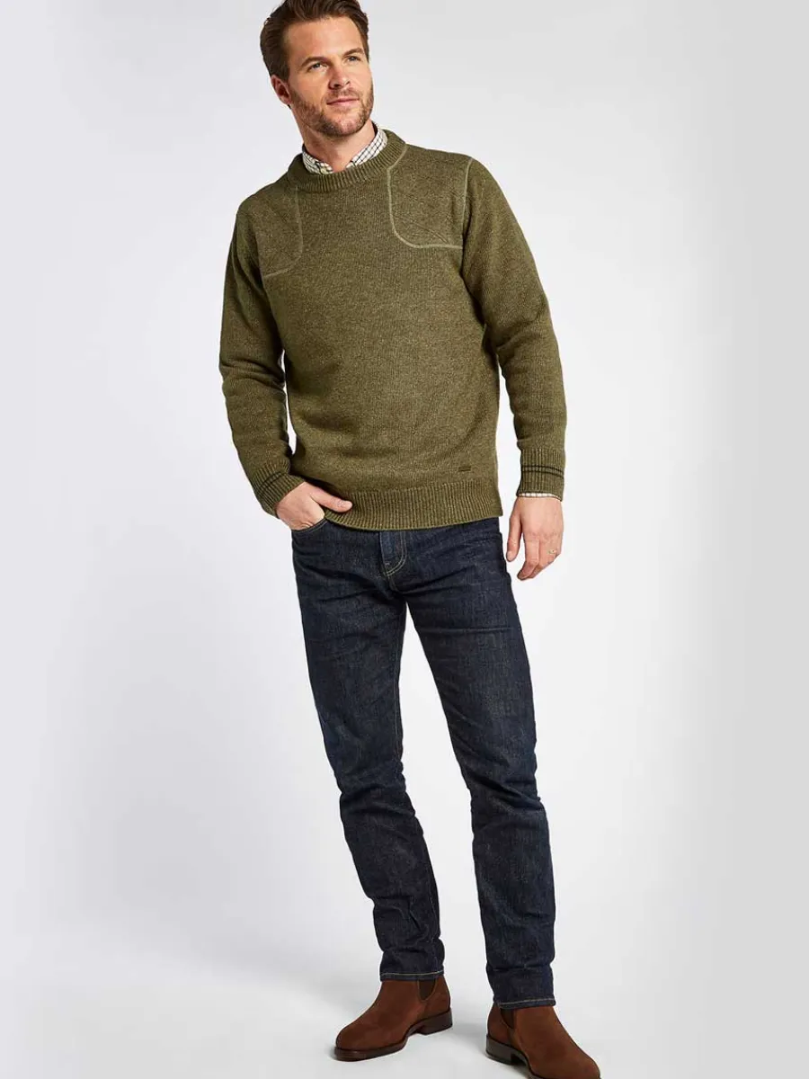 dubarry_clarinbridge_crew_4-1.webp Dubarry Clarinbridge Crew Neck Sweater - Men's - Dusk Green