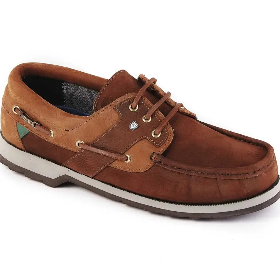 Dubarry Clipper Deck Shoes - Men's Gore-Tex - Brown Nubuck