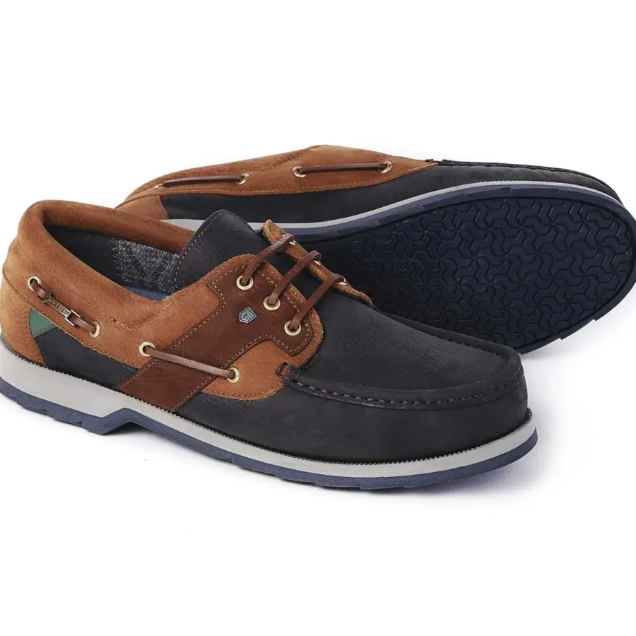 dubarry_clipper_deck_shoe_1-1.webp Dubarry Clipper Deck Shoes - Men's Gore-Tex - Navy / Brown