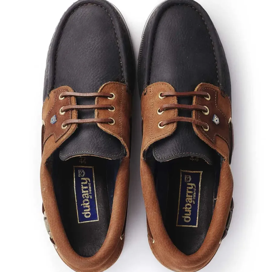 dubarry_clipper_deck_shoe_3-1.webp Dubarry Clipper Deck Shoes - Men's Gore-Tex - Navy / Brown
