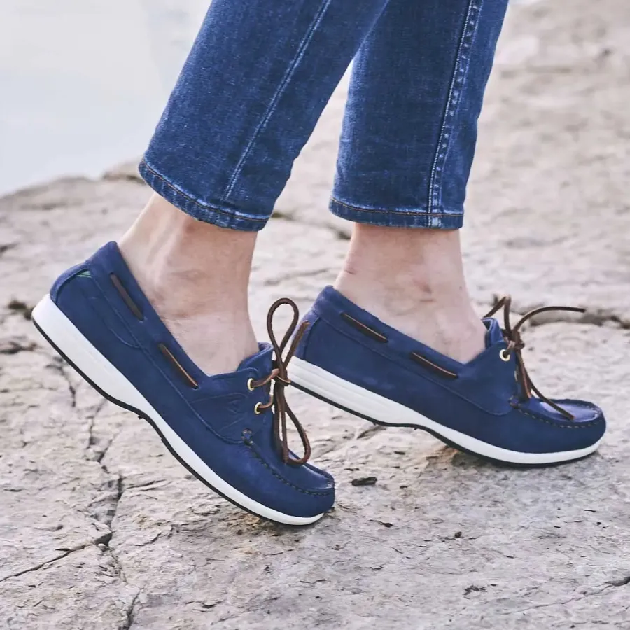 dubarry_deck_shoes__ladie_2.webp Women Dubarry Deck Shoes - Ladies Elba XLT - Denim