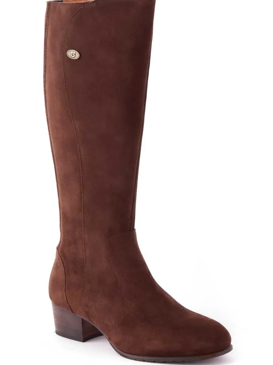 Dubarry Downpatrick Knee High Boots - Cigar Suede
