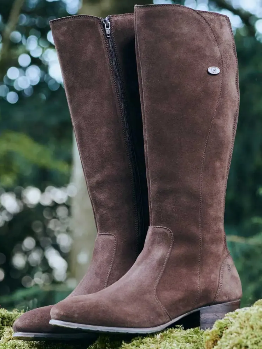 dubarry_downpatrick_knee__1-1.webp Dubarry Downpatrick Knee High Boots - Cigar Suede