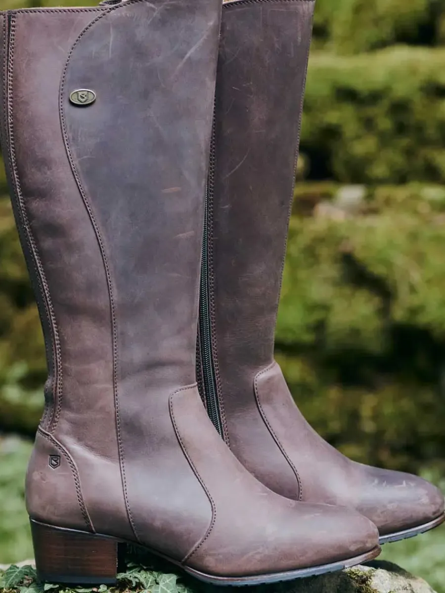 Dubarry Downpatrick Knee High Boots - Old Rum