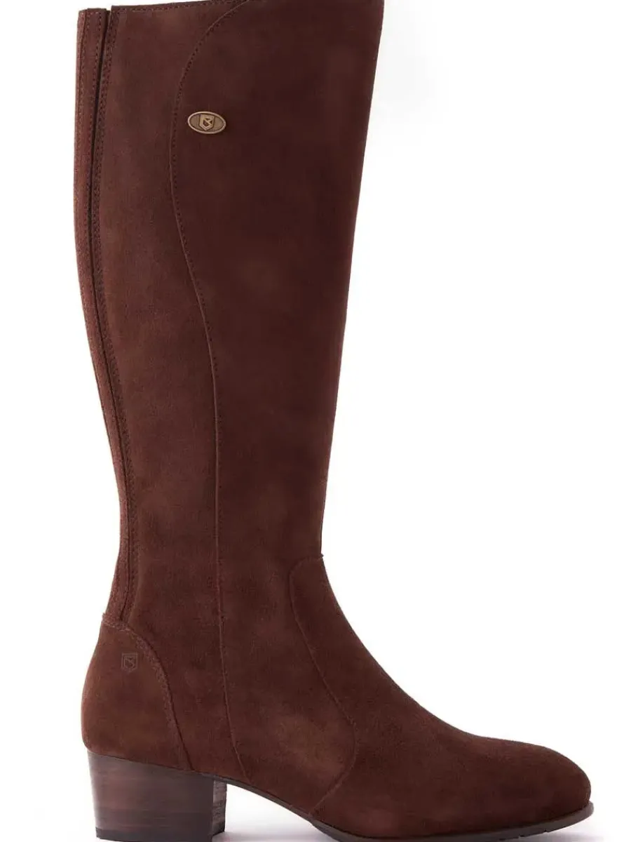 dubarry_downpatrick_knee__6.webp Dubarry Downpatrick Knee High Boots - Cigar Suede