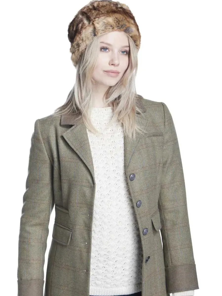 dubarry_faux_fur_headband_1.webp Women Dubarry Faux Fur Headband - Chinchilla