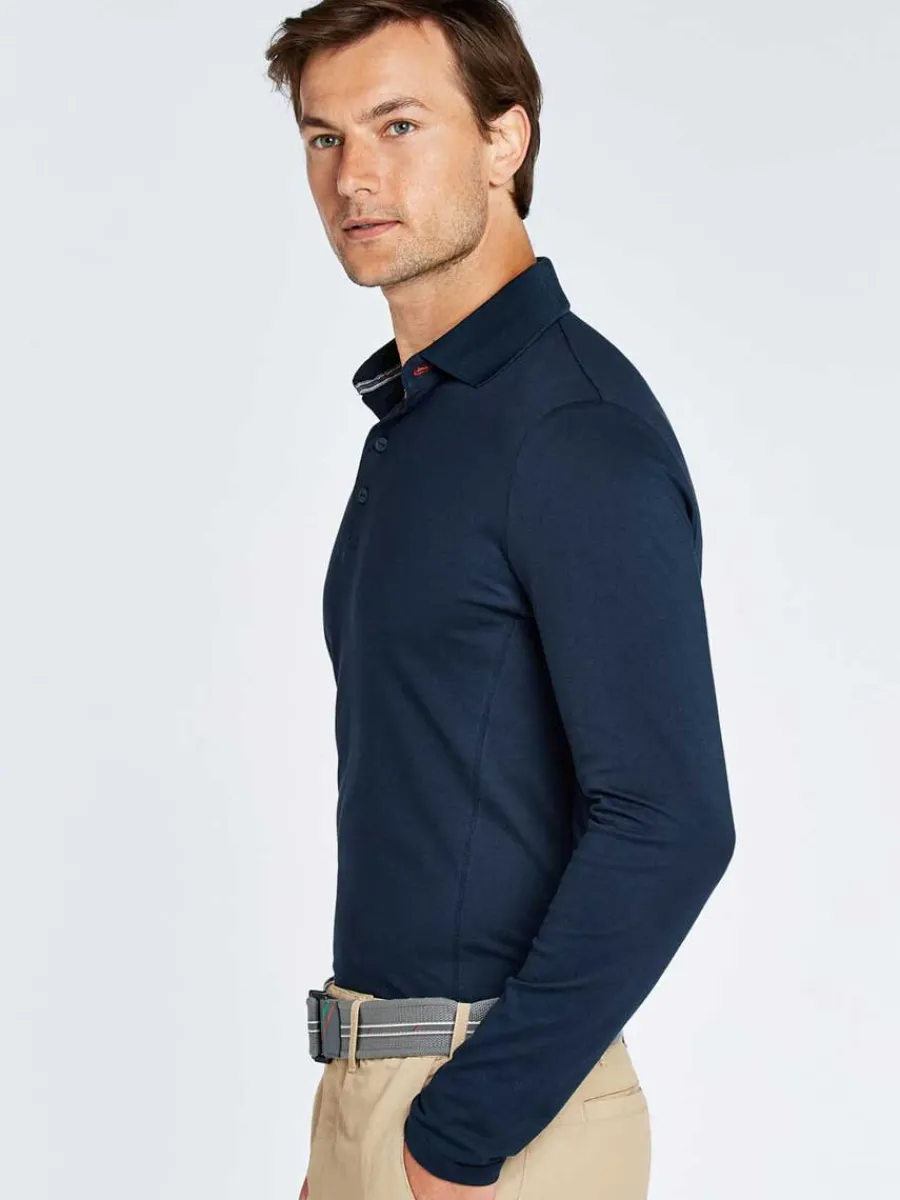 Dubarry Freshford Unisex Long-Sleeved Technical Polo -
