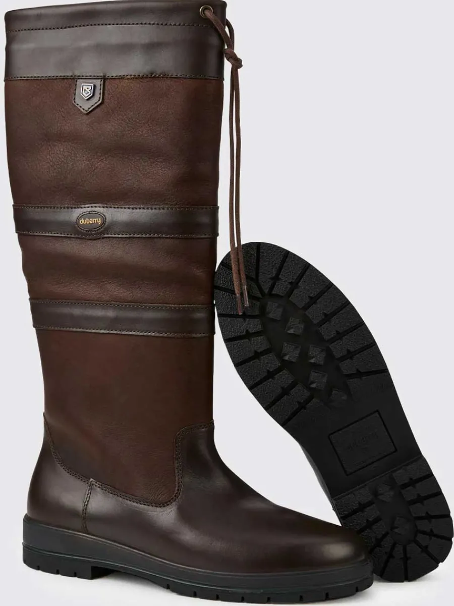 dubarry_galway_waterproof_2-2.webp Women Dubarry Galway Waterproof Leather Country Boots - Mocha
