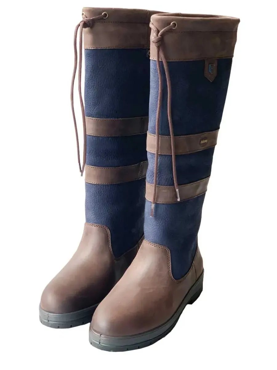 dubarry_galway_waterproof_3-3.webp Dubarry Galway Waterproof Leather Country Boots - Navy & Brown