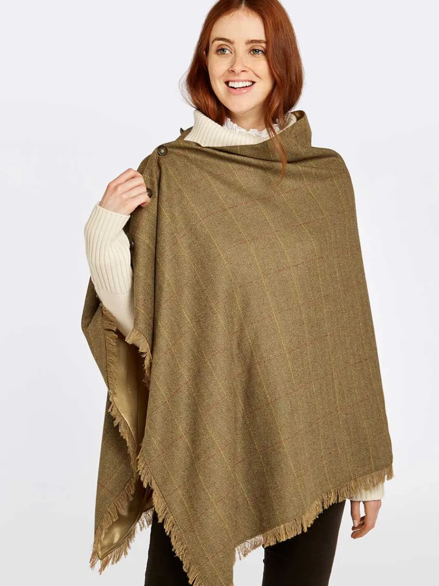 Women Dubarry Hazelwood Ladies Tweed Poncho -