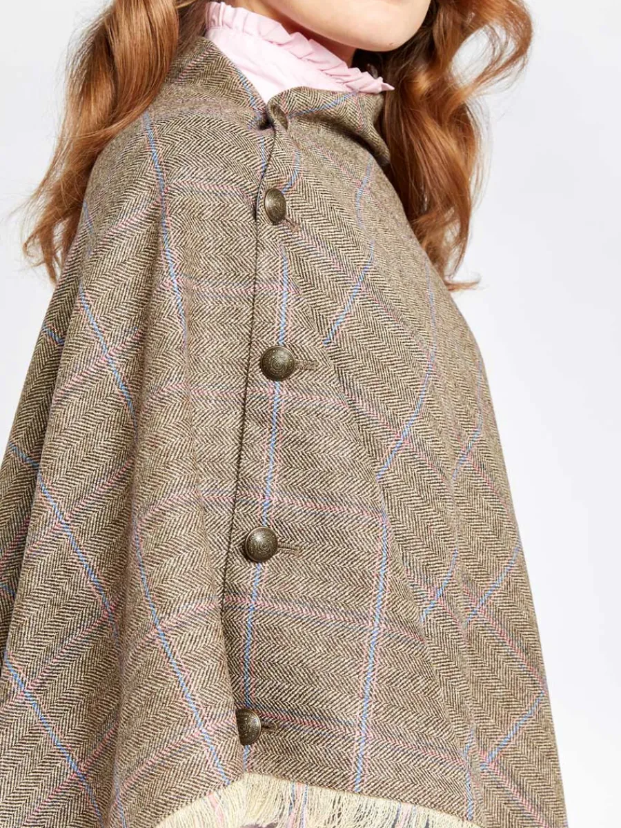 Women Dubarry Hazelwood Ladies Tweed Poncho -