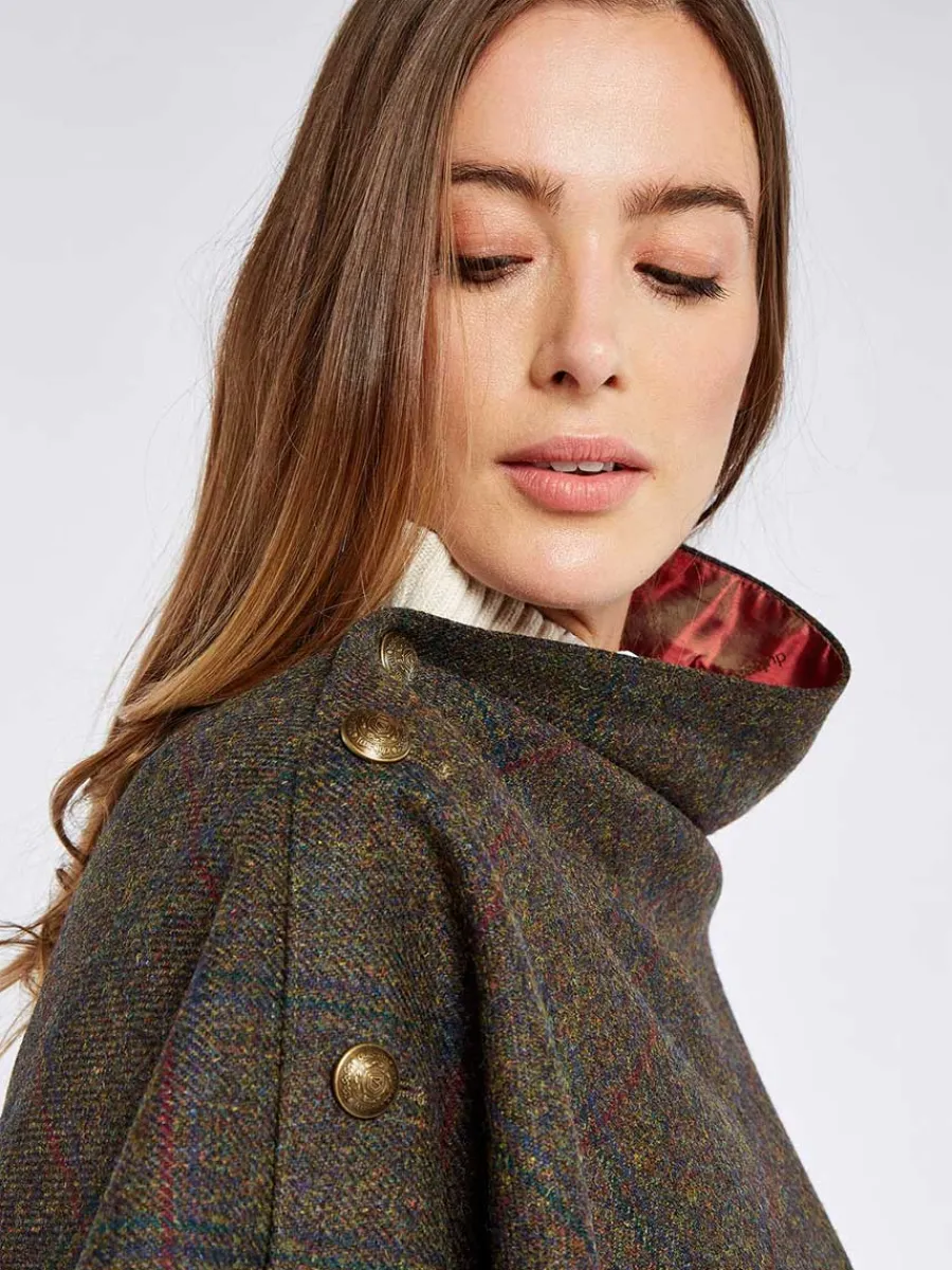 Women Dubarry Hazelwood Ladies Tweed Poncho -
