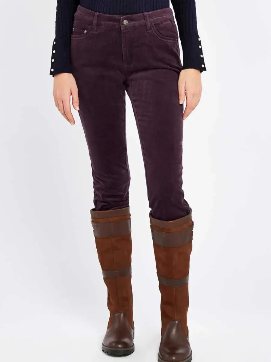 Women Dubarry Honeysuckle Ladies Skinny Pincord Jeans -