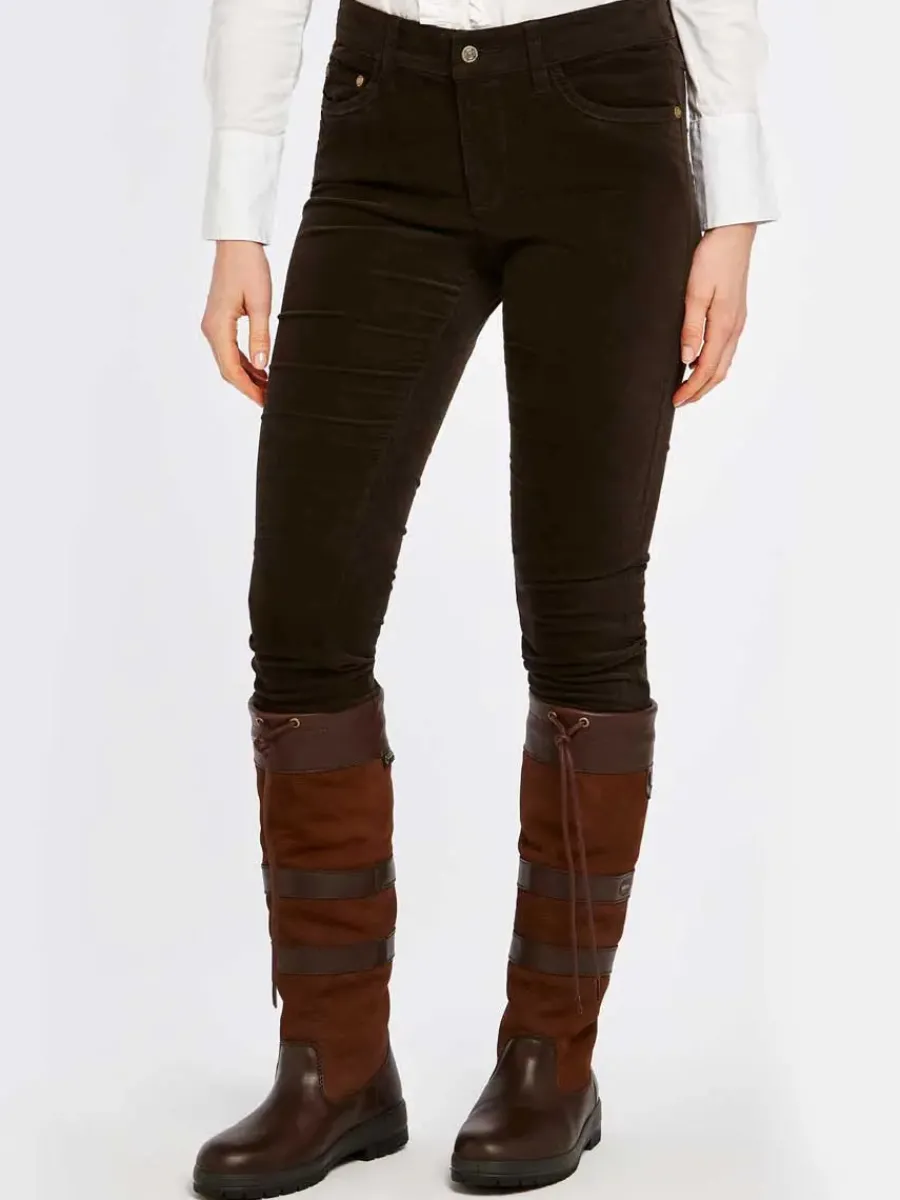 Women Dubarry Honeysuckle Ladies Skinny Pincord Jeans -