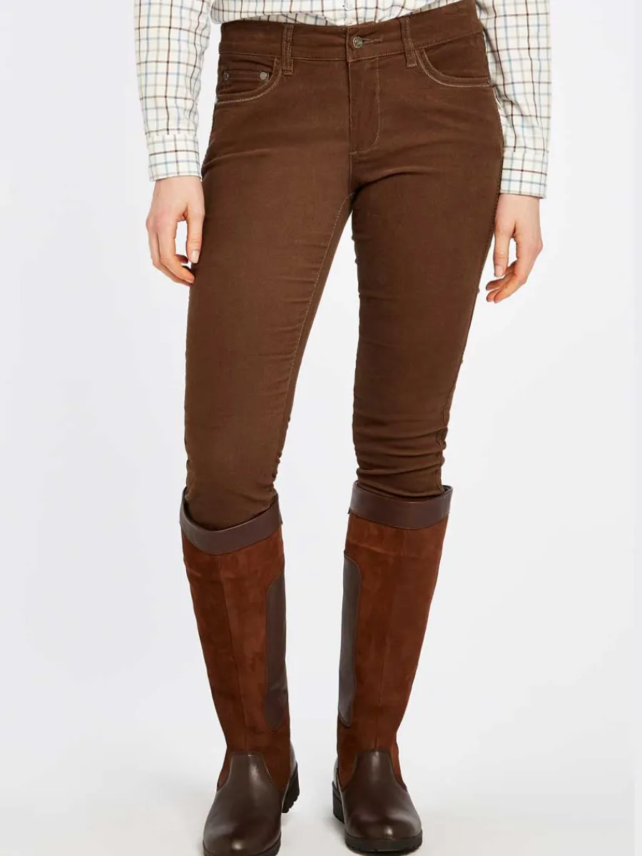 Women Dubarry Honeysuckle Ladies Skinny Pincord Jeans -