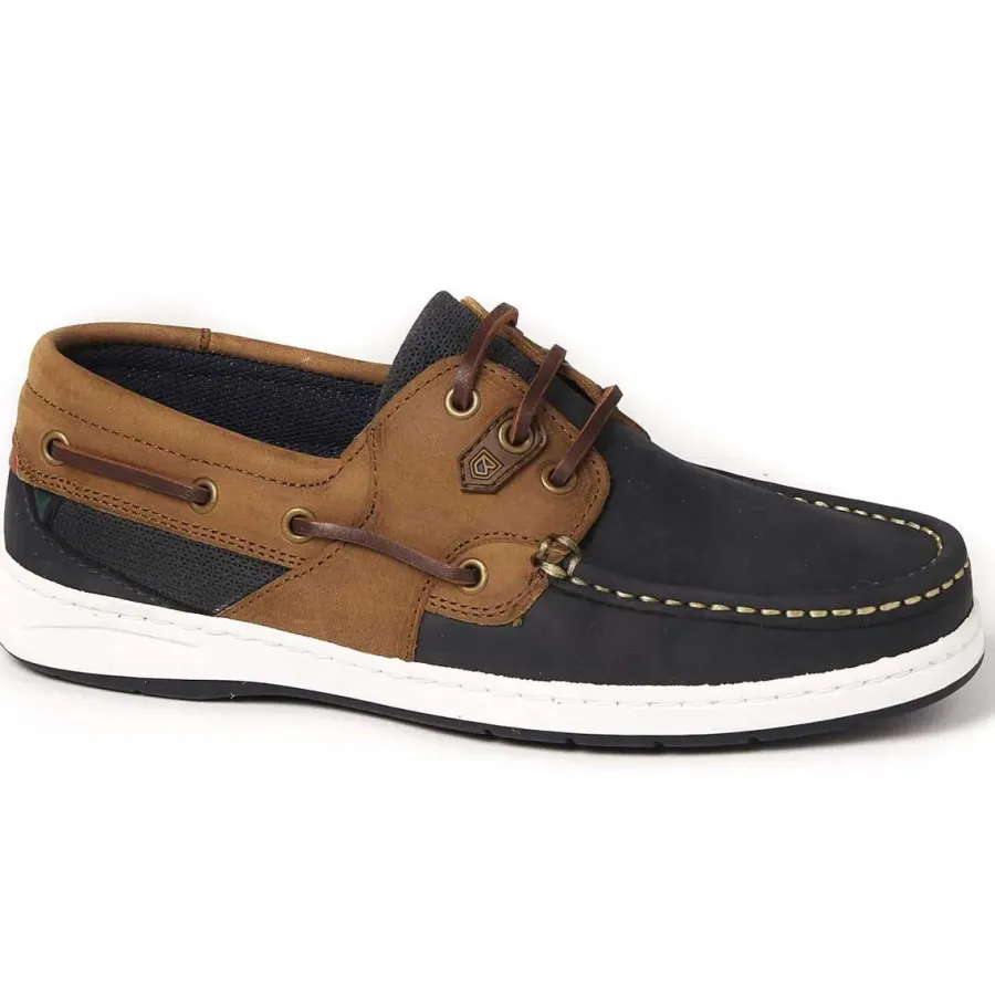 Women Dubarry Ladies Auckland Deck Shoes - Denim / Tan