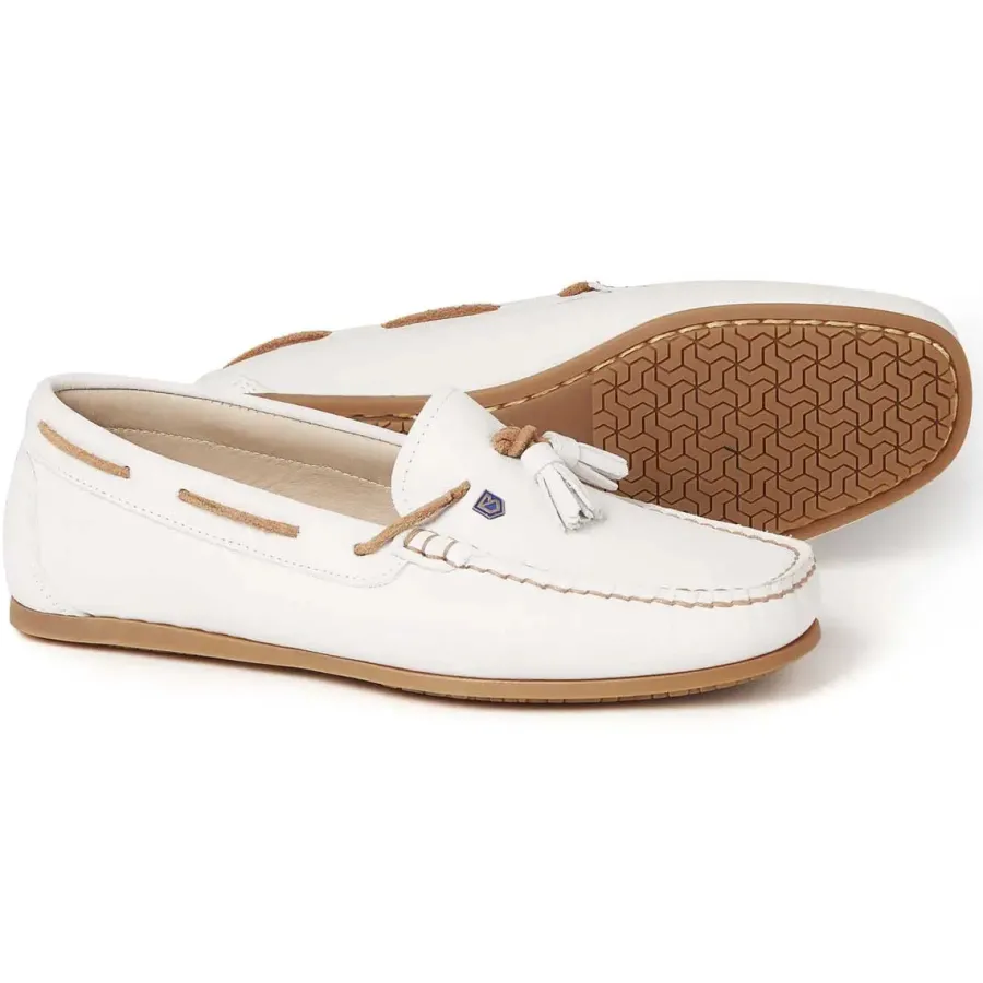 dubarry_ladies_jamaica_de_3.webp Women Dubarry Ladies Jamaica Deck Shoes - Sail White