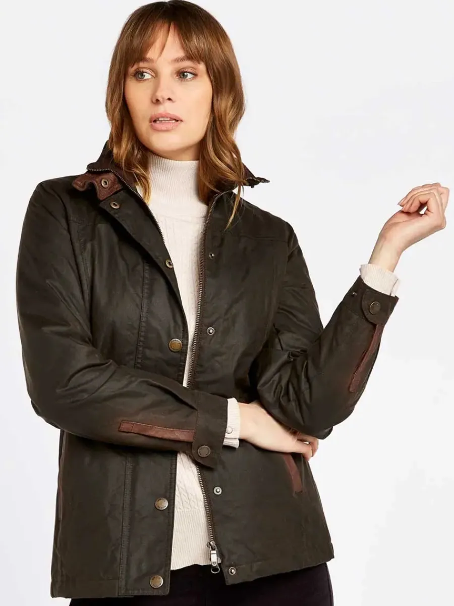 Women Dubarry Ladies Mountrath Wax Jacket -