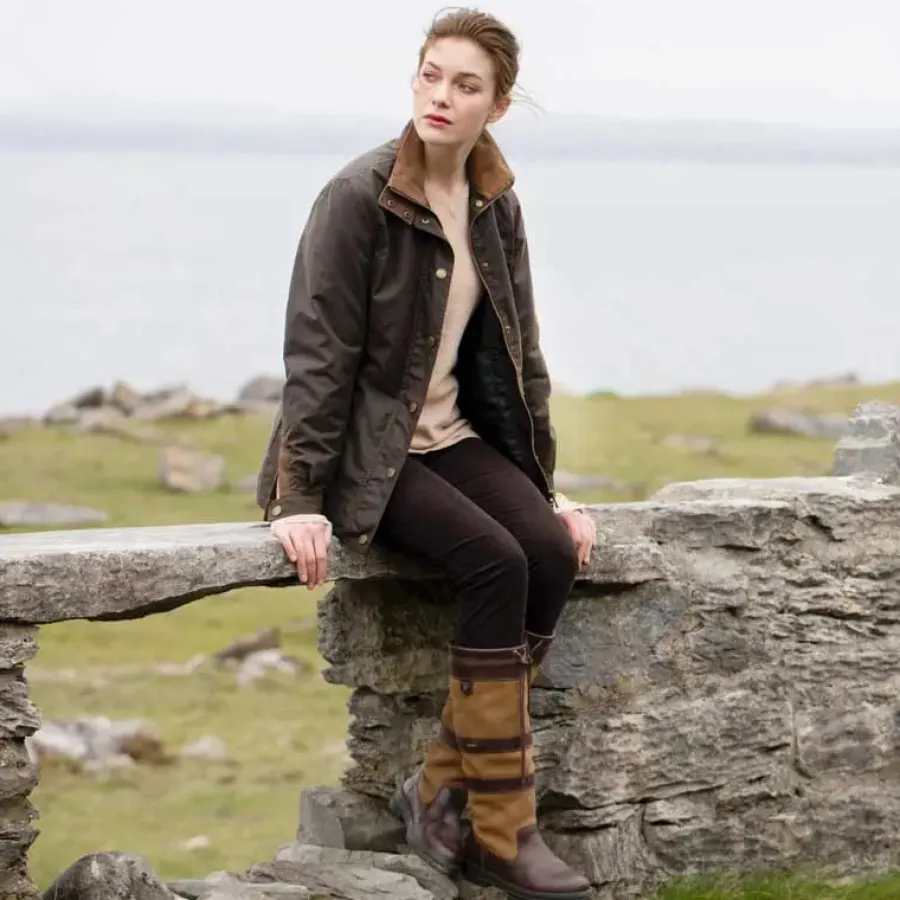 Women Dubarry Ladies Mountrath Wax Jacket -