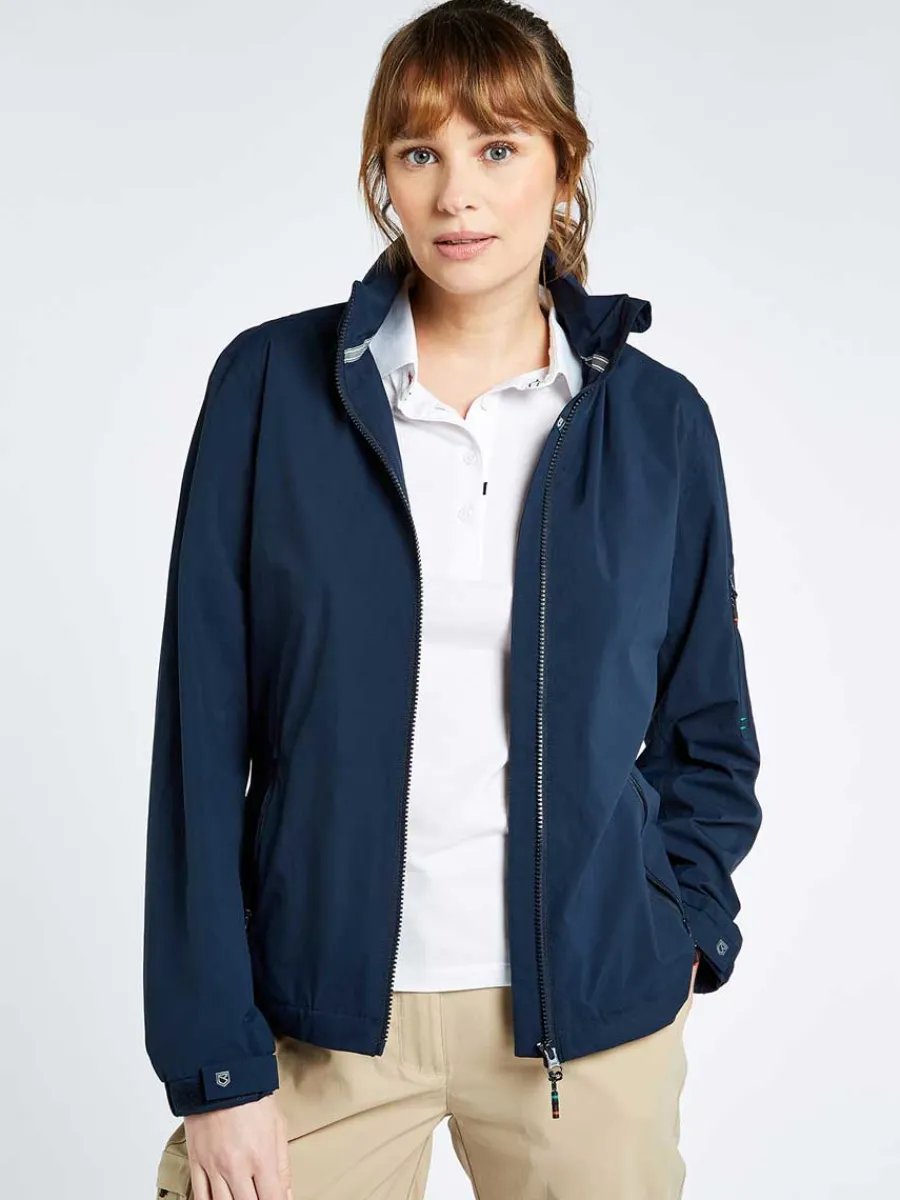 Women Dubarry Livorno Womens Fleece-Lined Crew Jacket -