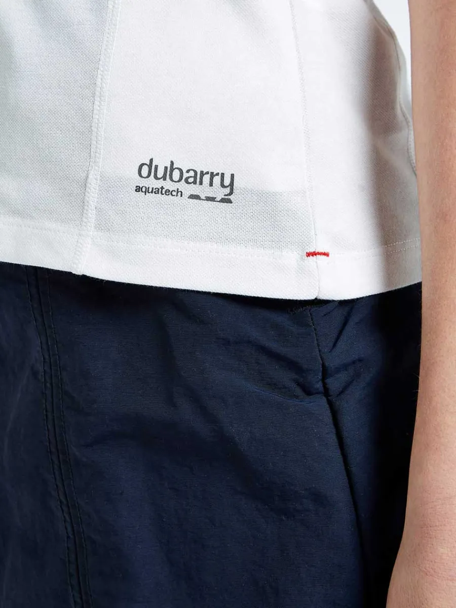 Women Dubarry Martinique Womens Short-Sleeve Polo - White