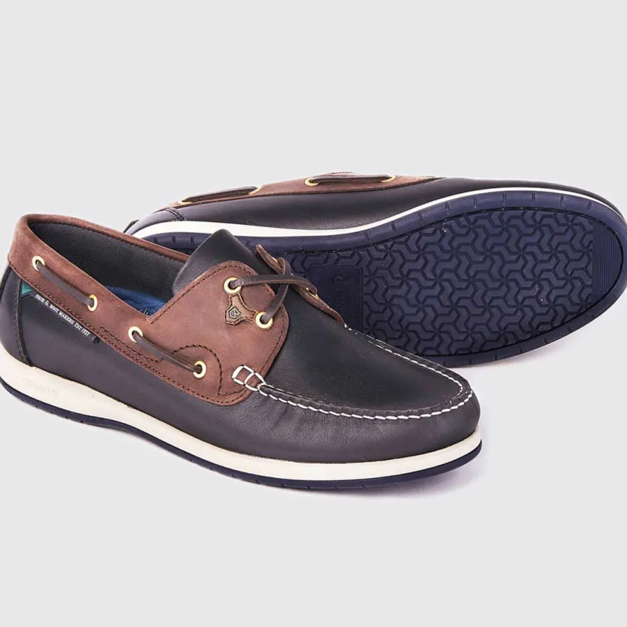 Dubarry Men's Sailmaker X LT Deck Shoes - Navy & Brown